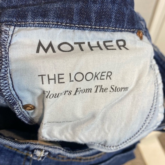 MOTHER The Looker Skinny Jeans Flowers from the Storm - Picture 10 of 12